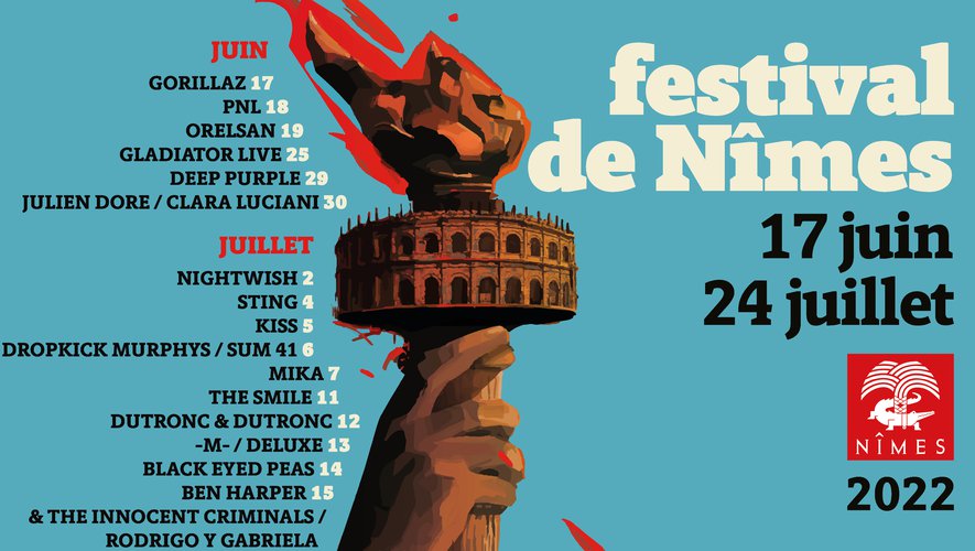 Affiche Festival De Nimes
